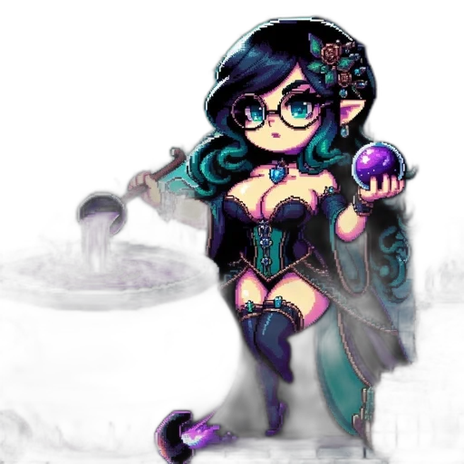 staff, pixel art, fantasy art, concept art transparent PNG cut-out
