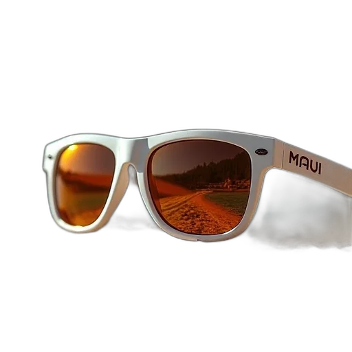 3d render, maui, eyewear, sunglasses transparent PNG cut-out