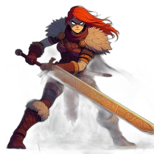 sword, weapon, staff, fantasy art transparent PNG cut-out