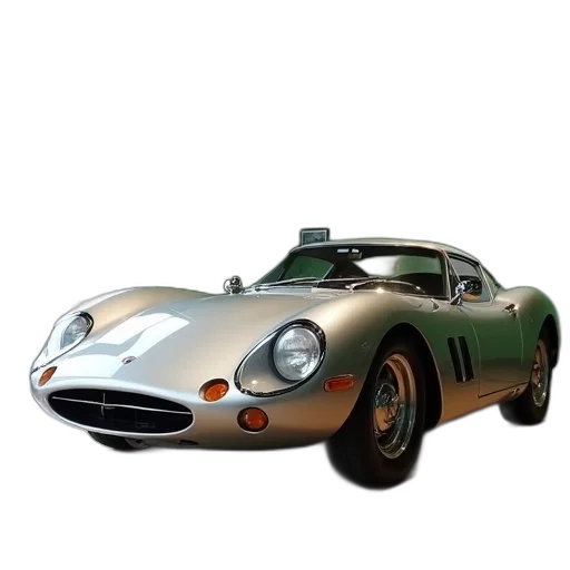 car, 3d render, photorealistic, silver transparent PNG cut-out