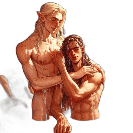 fantasy art, concept art, watercolor, comic book art transparent PNG cut-out