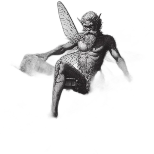 creature, dragon, animal, staff transparent PNG cut-out