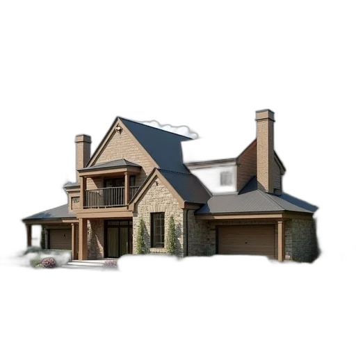 building, 3d render, concept art, photorealistic transparent PNG cut-out