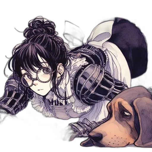 animal, creature, weapon, watercolor transparent PNG cut-out