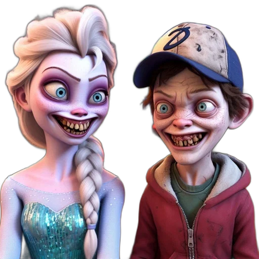 3d render, concept art, cartoon, fantasy art transparent PNG cut-out