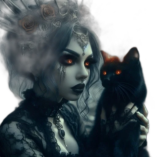 mask, creature, jewelry, fantasy art transparent PNG cut-out