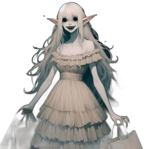 dress, mask, creature, face transparent PNG cut-out