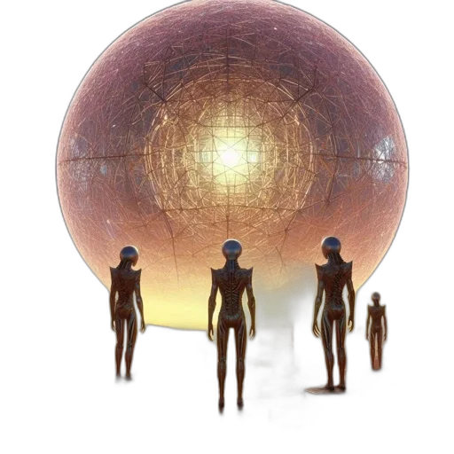 staff, robot, concept art, 3d render transparent PNG cut-out
