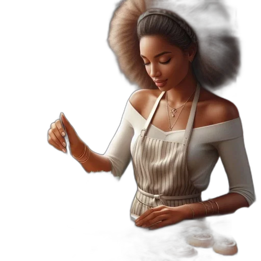 jewelry, hair, photorealistic, concept art transparent PNG cut-out