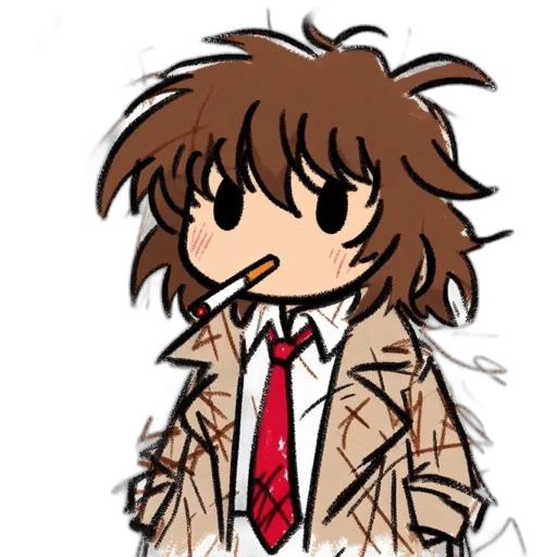 jacket, creature, staff, animal transparent PNG cut-out
