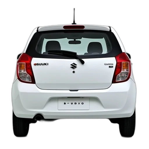 car, rear, end, white transparent PNG cut-out