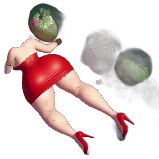 food, dress, creature, concept art transparent PNG cut-out