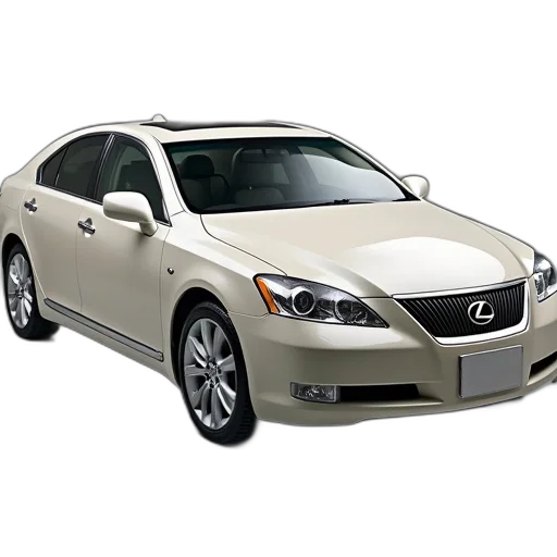 car, 3d render, 2007, lexus transparent PNG cut-out
