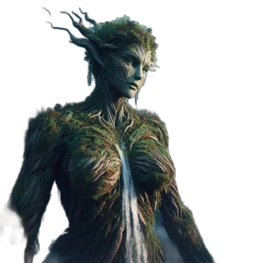 creature, dress, concept art, fantasy art transparent PNG cut-out