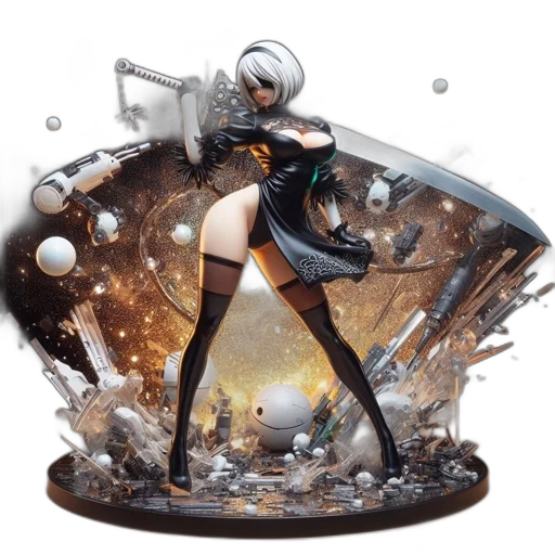 weapon, concept art, fantasy art, comic book art transparent PNG cut-out