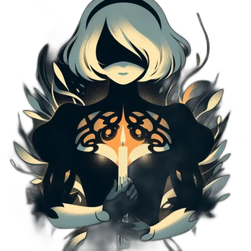 mask, crown, creature, flower transparent PNG cut-out