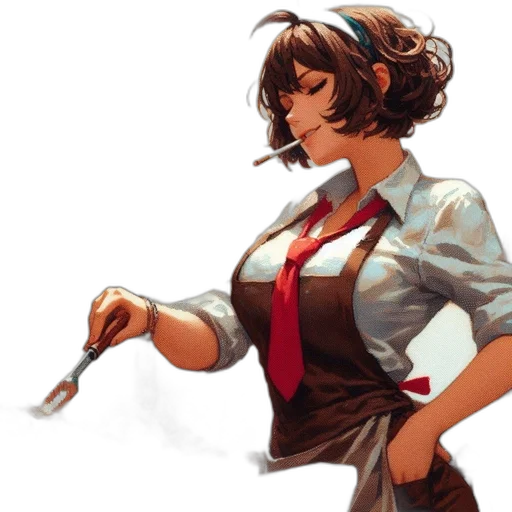 staff, dress, weapon, jacket transparent PNG cut-out