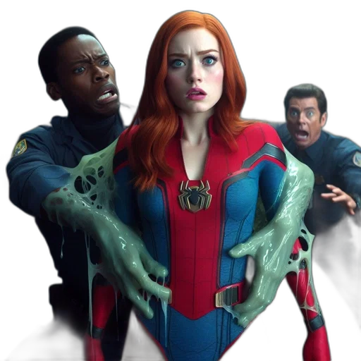 comic book art, concept art, tense, scene transparent PNG cut-out