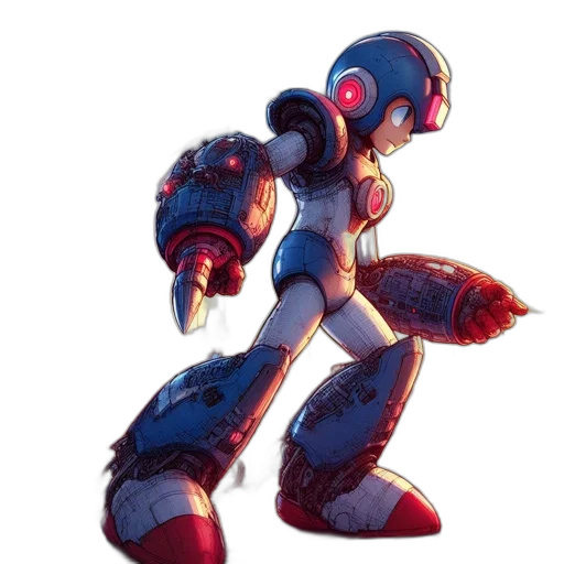 robot, weapon, creature, concept art transparent PNG cut-out
