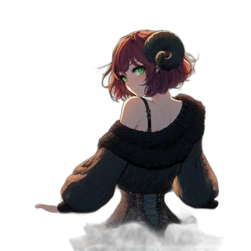 dress, crown, creature, jacket transparent PNG cut-out