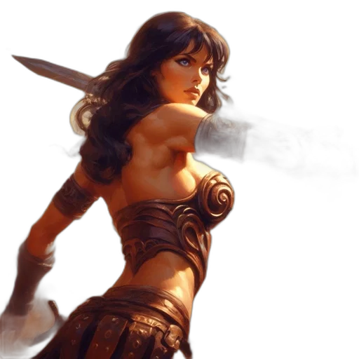 sword, weapon, fantasy art, comic book art transparent PNG cut-out