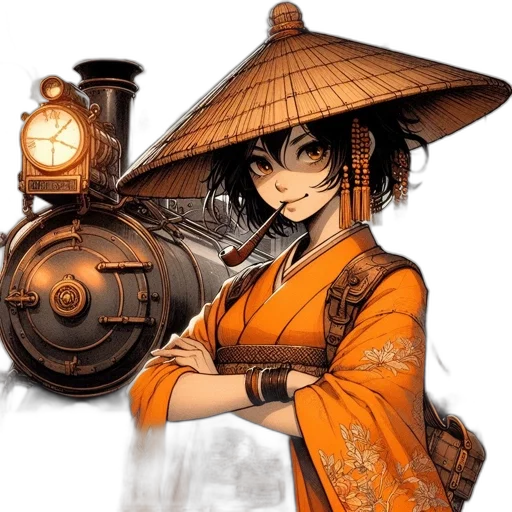 staff, weapon, hat, umbrella transparent PNG cut-out