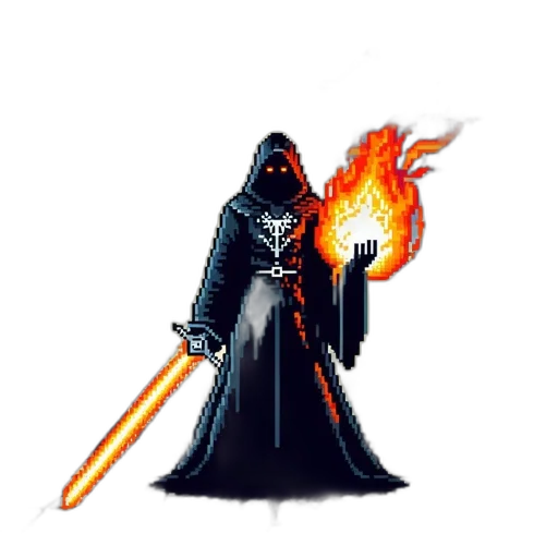 staff, sword, jacket, weapon transparent PNG cut-out