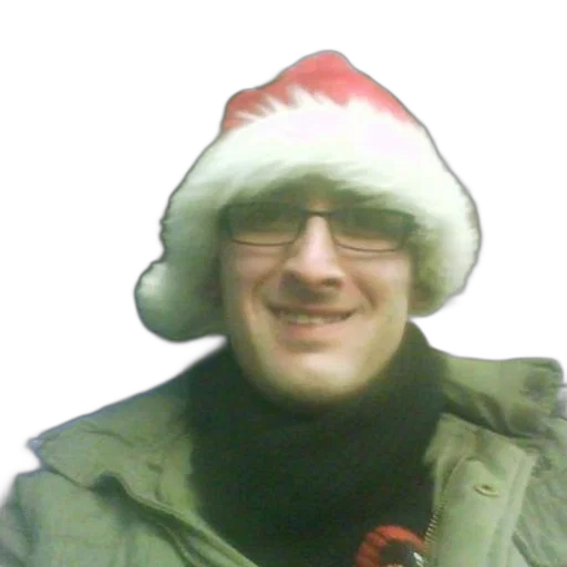 hat, staff, jacket, face transparent PNG cut-out