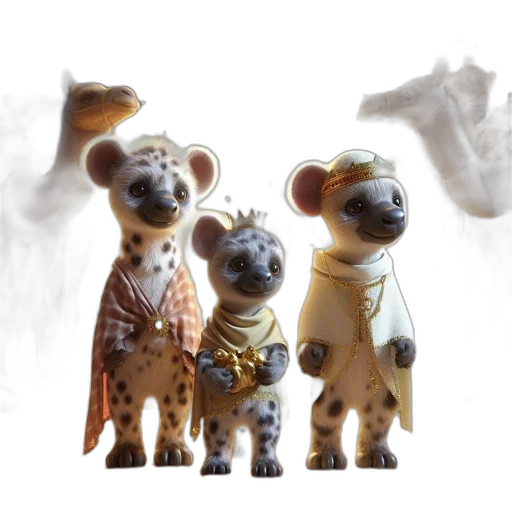 animal, concept art, 3d render, fantasy art transparent PNG cut-out