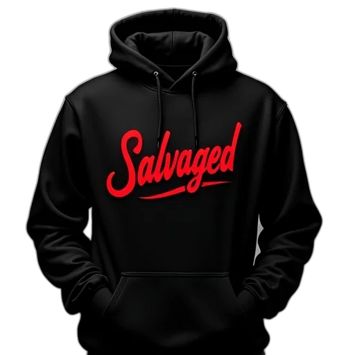jacket, 3d render, black, hoodie transparent PNG cut-out