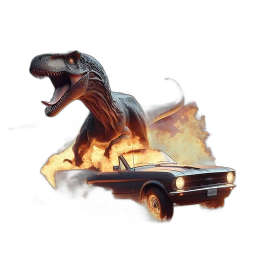 car, dragon, creature, animal transparent PNG cut-out