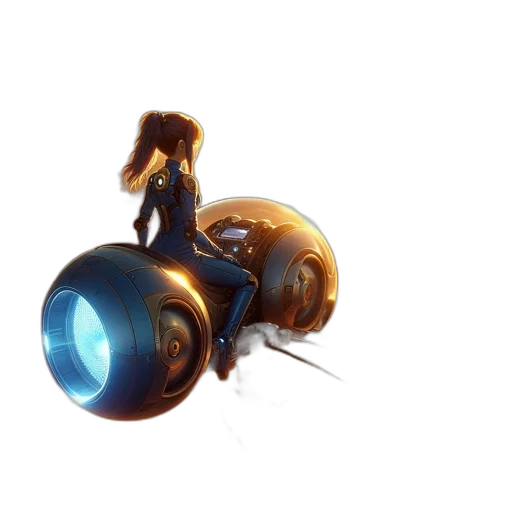 weapon, robot, hair, car transparent PNG cut-out