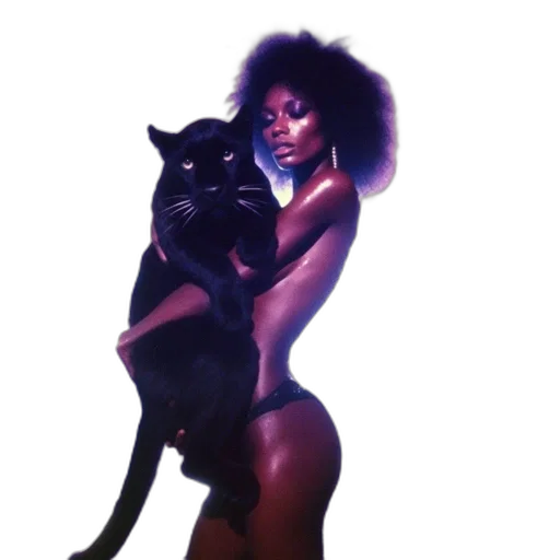 animal, concept art, woman, extensive transparent PNG cut-out