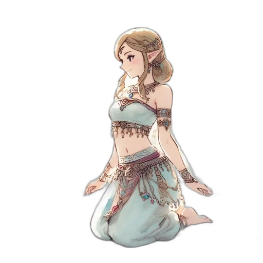 dress, staff, jewelry, mask transparent PNG cut-out