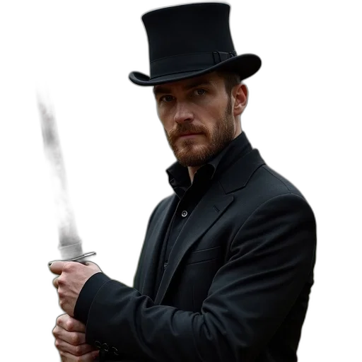 staff, hat, sword, weapon transparent PNG cut-out
