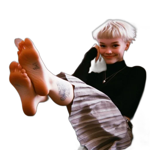 shoes, creature, staff, face transparent PNG cut-out