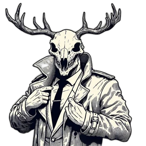 mask, jacket, animal, creature transparent PNG cut-out
