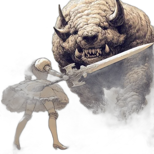 sword, weapon, creature, concept art transparent PNG cut-out