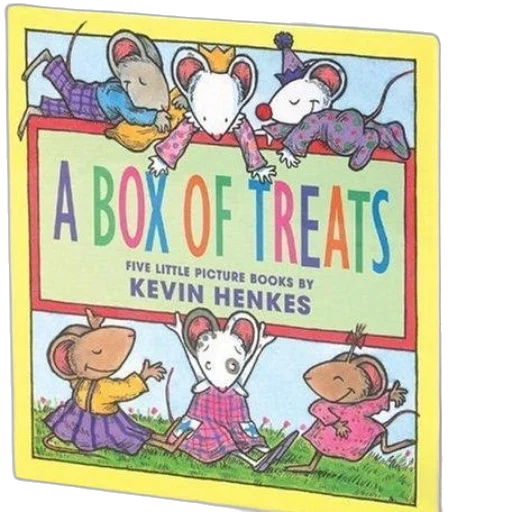 box, treats, five, little transparent PNG cut-out