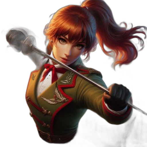 staff, weapon, sword, jacket transparent PNG cut-out
