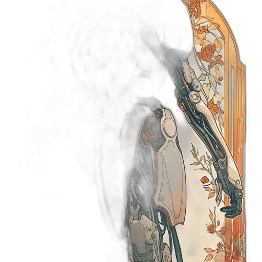 mask, sword, weapon, robot transparent PNG cut-out