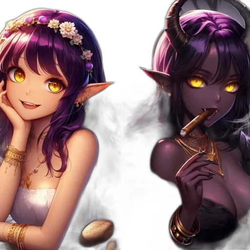 fantasy art, concept art, pixel art, anime transparent PNG cut-out