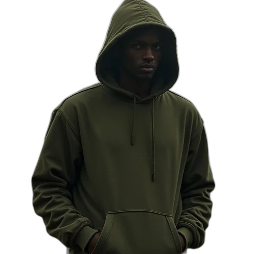 jacket, staff, face, creature transparent PNG cut-out