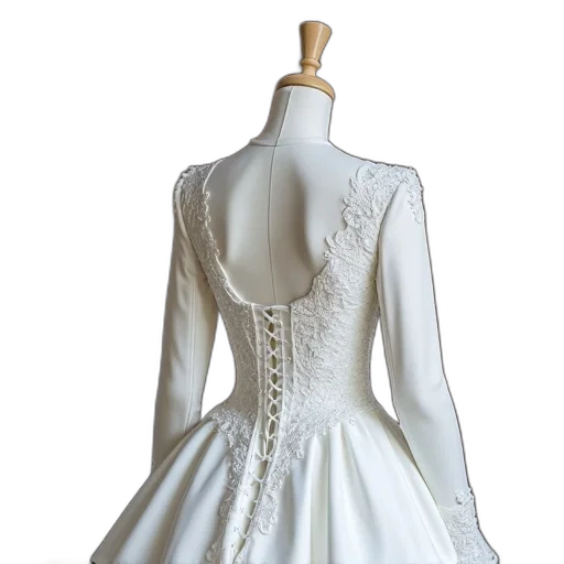 dress, jacket, mannequin, wearing transparent PNG cut-out