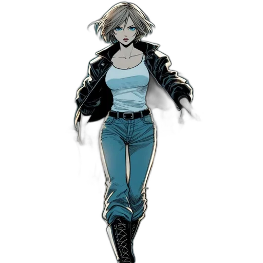 jacket, weapon, staff, concept art transparent PNG cut-out