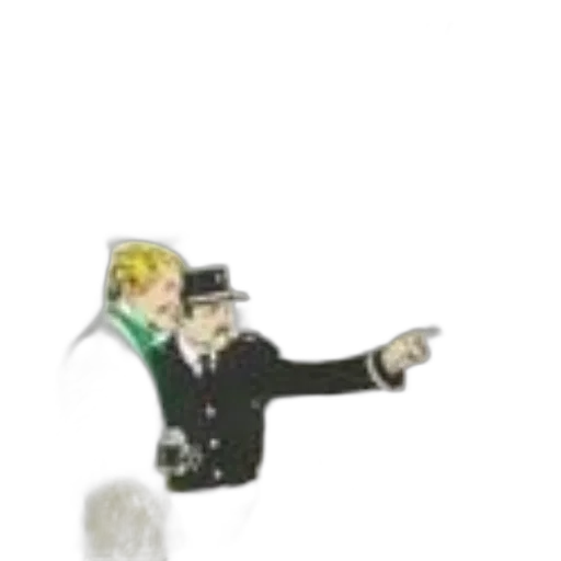 staff, weapon, jacket, hat transparent PNG cut-out