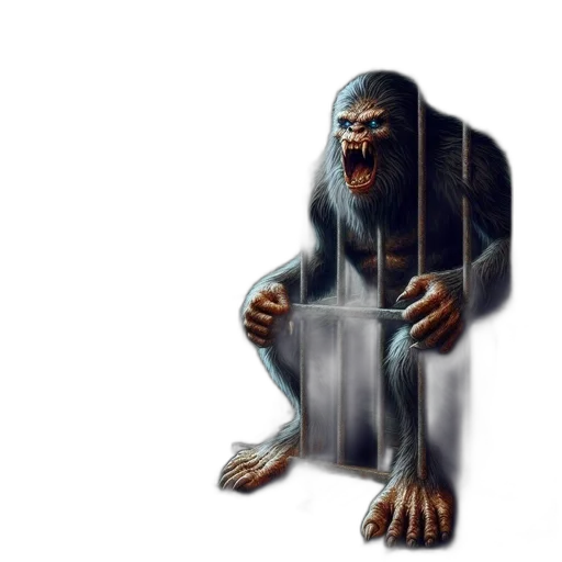 creature, animal, concept art, 3d render transparent PNG cut-out