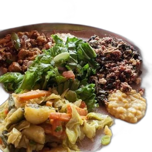 food, vibrant, plate, ethiopian transparent PNG cut-out