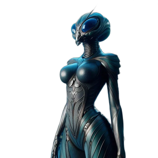 dress, robot, creature, concept art transparent PNG cut-out