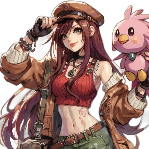 staff, weapon, hat, concept art transparent PNG cut-out